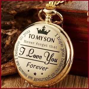 To My Son Pocket Watch